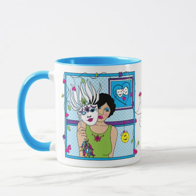 Masken Ihrer Gefühle_ Tasse (Links)