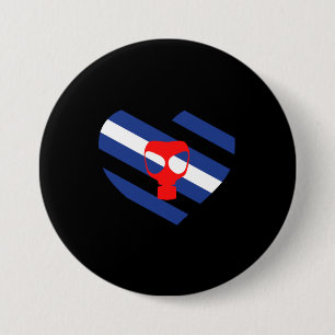 Masken Stolz Button