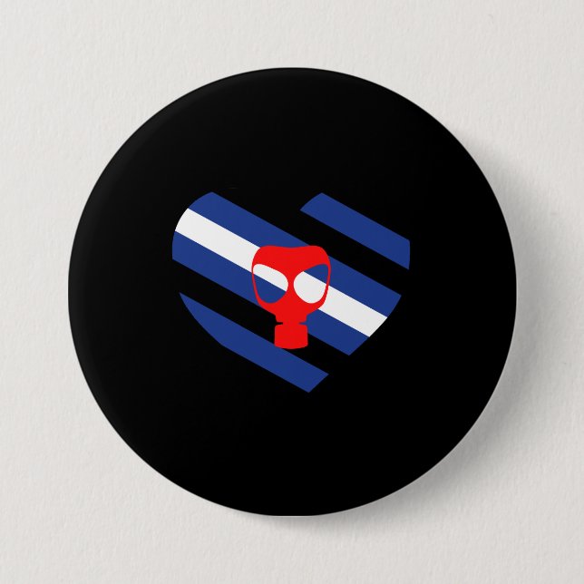 Masken-Stolz Button (Vorderseite)