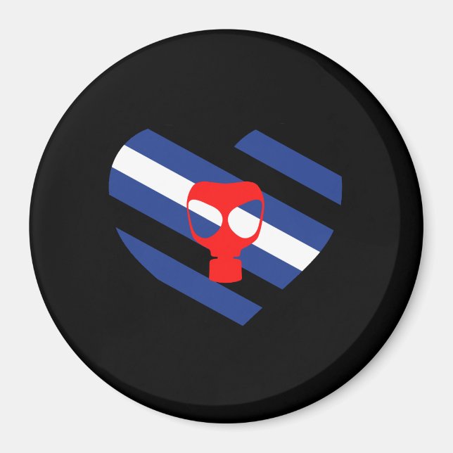 Masken-Stolz Magnet (Vorne)
