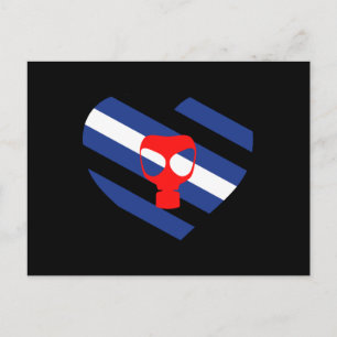 Masken Stolz Postkarte
