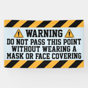 Masken tragen banner