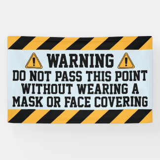 Masken tragen banner