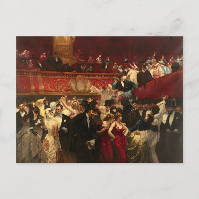 Maskenball - Hermans Postkarte (Vorderseite)