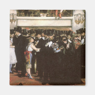 Maskenball in der Oper von Edouard Manet Magnet