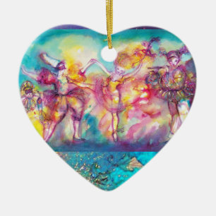 Maskenball,Mardi Gras Masken,Tanz,Musik Keramikornament