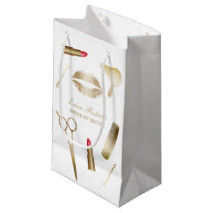 Maskenbildner-Goldschönheits-Salon-Kosmetik Kleine Geschenktüte
