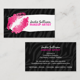 Maskenbildner M.U.A. Visitenkarte