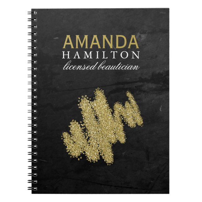 Maskenbildner-Notizbuch Notizblock (Vorderseite)