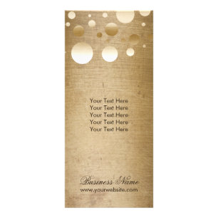 Maskenbildner-punktiert moderner GoldConfetti Werbekarte