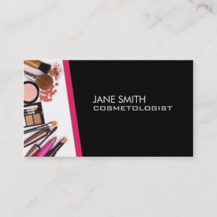 MaskenbildnerCosmetologistCosmetology elegant Visitenkarte