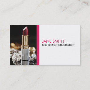 MaskenbildnerCosmetologistCosmetology elegant Visitenkarte