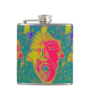 Maskenflasche Flachmann