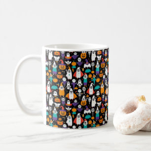 Maskenmuster Kaffeetasse