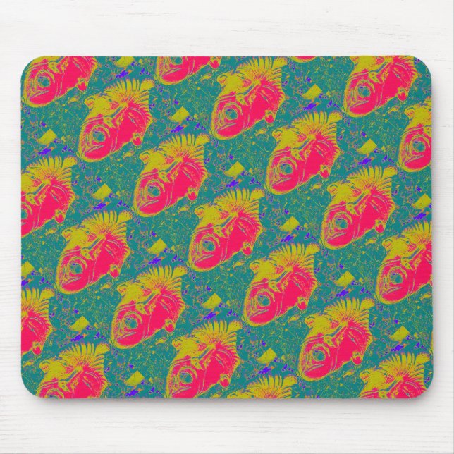 Maskenmuster Mousepad (Vorne)