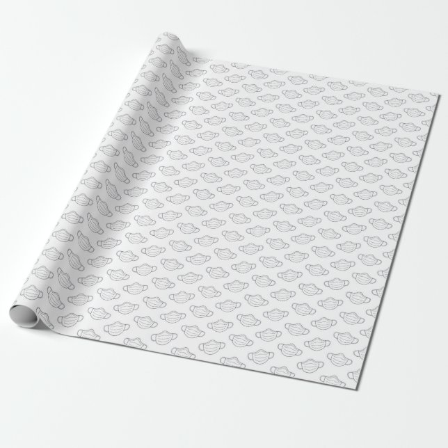 Maskenwaschpapier Geschenkpapier (Ungerollt)