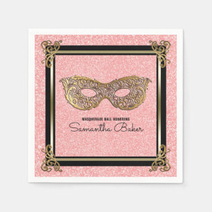 Maskerade-Geburtstags-Party des Bonbon-16   16. Serviette