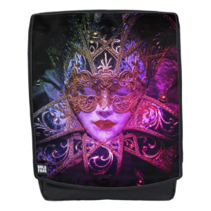Maskerade-Maske viktorianisch elegant gothisch ros Rucksack