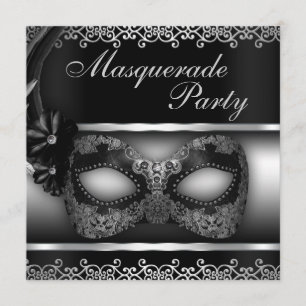 Maskerade-Party laden ein Einladung