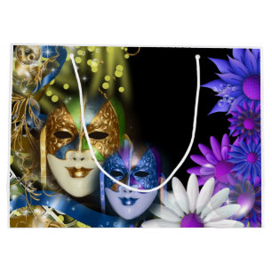 Maskerade quinceanera venezianische Masken (groß) Große Geschenktüte