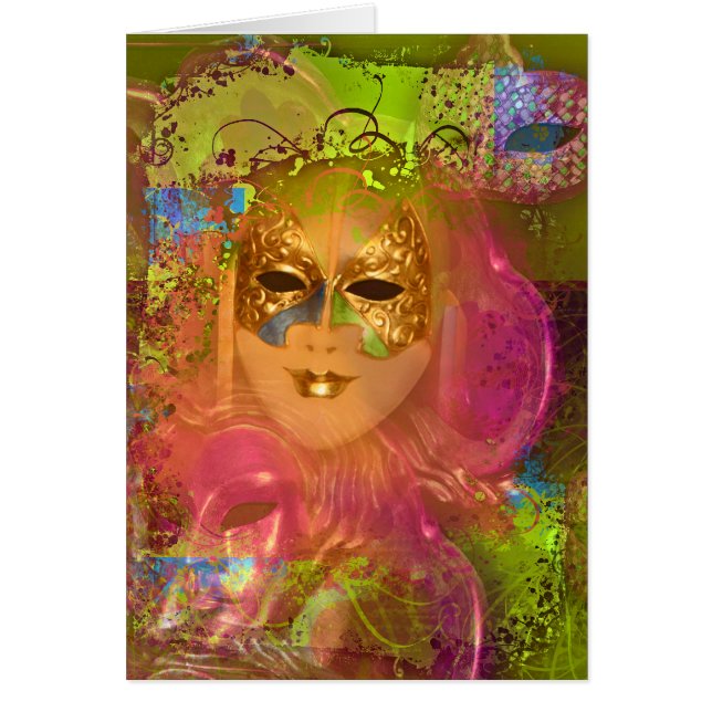 Maskeradekostüm-Party der Maske venezianisches (Vorne)