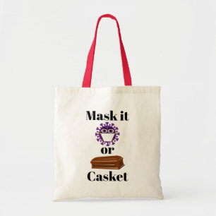Maskieren Sie die Tasche oder den Korbbeutel