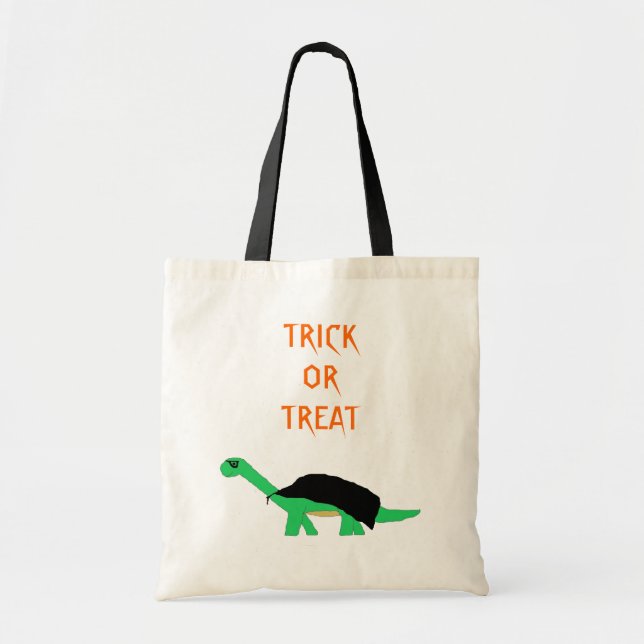 Maskierte Caped Apatosaurus Trick-oder-Leckerei-Ta Tragetasche (Vorne)