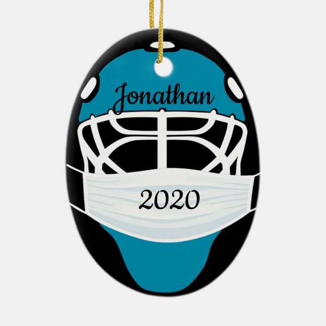 Maskierte Hockey-Maske Ornament (Hinten)