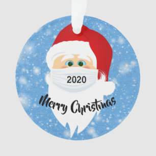 Maskierte Santa 2020-Acrylverzierung Ornament