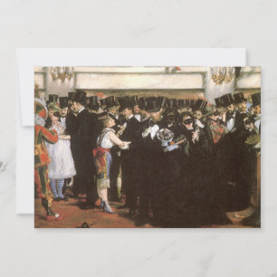 Maskierter Ball an der Oper von Edouard Manet