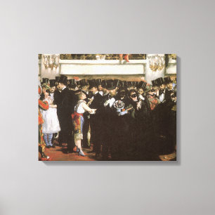 Maskierter Ball an der Oper von Edouard Manet Leinwanddruck