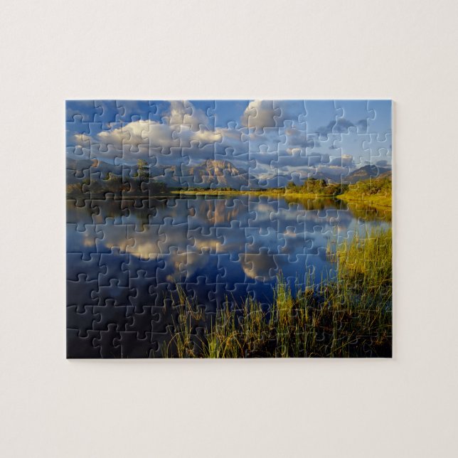 Maskinonge-See im Nationalpark der Waterton-Seen Puzzle (Horizontal)
