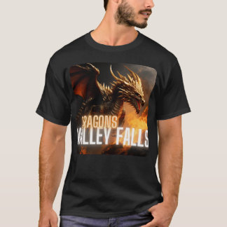 Maskottchenfamilie der Valley Falls Dragons T-Shirt