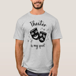 Masks & Stars: "Theater is my sport" theater kids' T-Shirt
