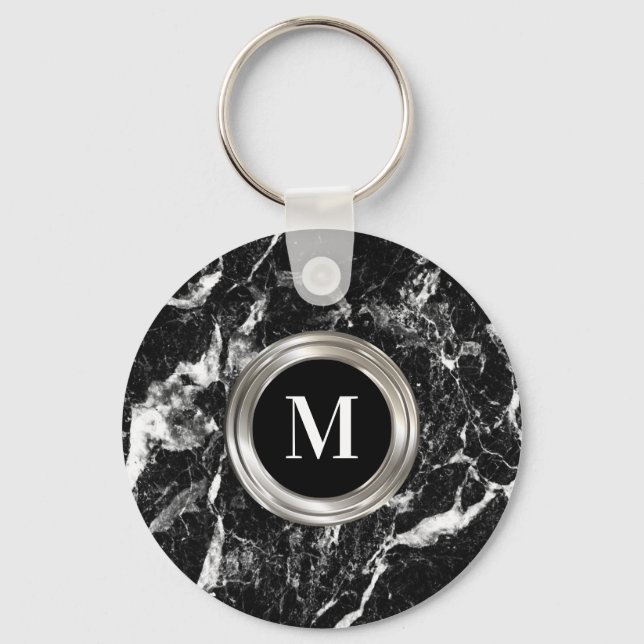 Maskulindesign für Mens Monogram Schlüsselanhänger (Vorderseite)