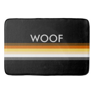 Maskuline Cool Gay Bears Flag WOOF Badematte