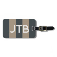 Maskuline Minimalistisch gestreifte Monogramm-Gepä