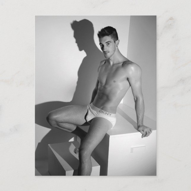 Maskuline Sensualität #1 Postkarte (Vorderseite)