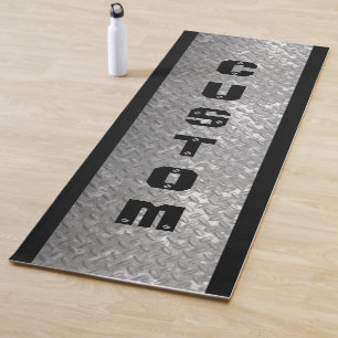 Maskuline Stahlplatte Design dicke, maßgeschneider Yogamatte