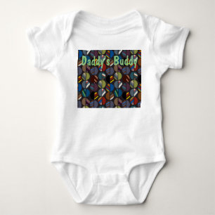 Maskuline Streifen Oval Halves Baby Strampler