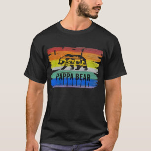 Maskuline und Sleek Gay Bar Pride Pappa Bär T-Shirt