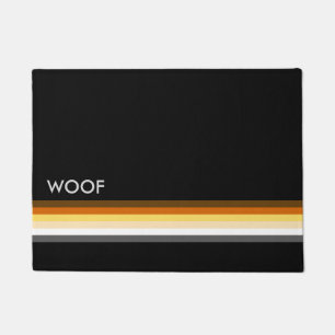 Maskuline und stilvolle Gay Bears Flag WOOF Fußmatte