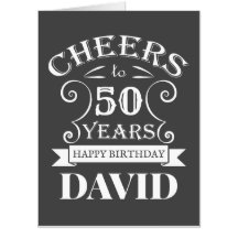 Maskuliner Geburtstagskarte