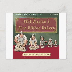 Maslows Bedürfnishierarchie Postkarte