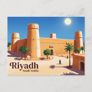 Masmak-Festung Saudi-Arabien Postkarte
