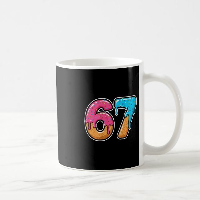 Mason 67 Eis Drip Meme Six Seven Lustig (auf C Kaffeetasse (Rechts)