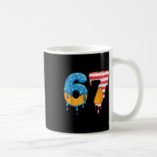Mason 67 Eis-Drip-Meme Six Seven USA-Flagge Fu Kaffeetasse