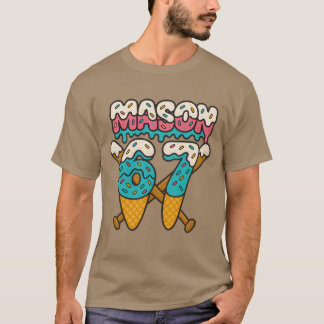 Mason 67 Funny Ice Cream Tropfen Baseball Meme Des T-Shirt