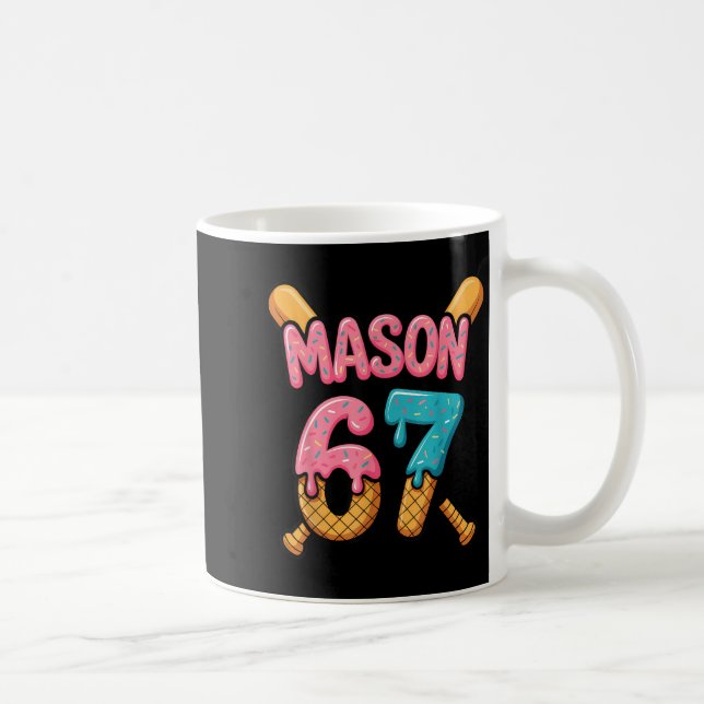 Mason 67 Ice Cream Drip Baseball  Kaffeetasse (Rechts)