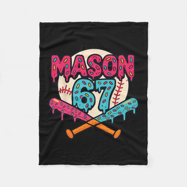 Mason 67 Lustige Eis-Drip-Sell-Meme-Grafik  Fleecedecke (Vorderseite)